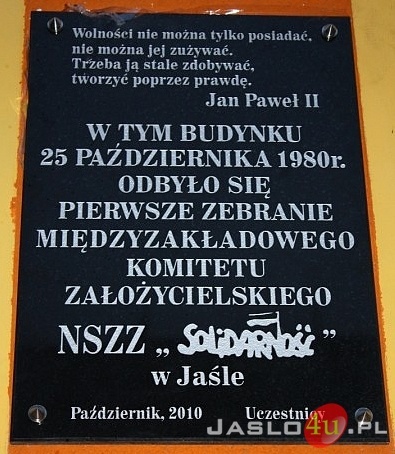 30-lecie Solidarności w Jaśle