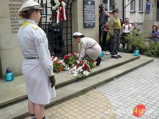 66. rocznica Powst. Warszawskiego i 67. rocznica zdobycia więzienia w Jaśle