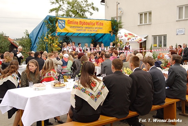 Dożynki Dębowiec Zarzecze 14.09.2008 - Fot. Tomasz Wrona