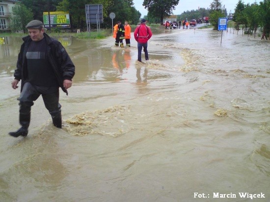 Gigantyczna powódź w Jaśle
