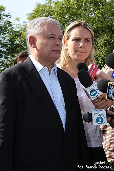 Jarosław Kaczyński z wizytą w Jaśle