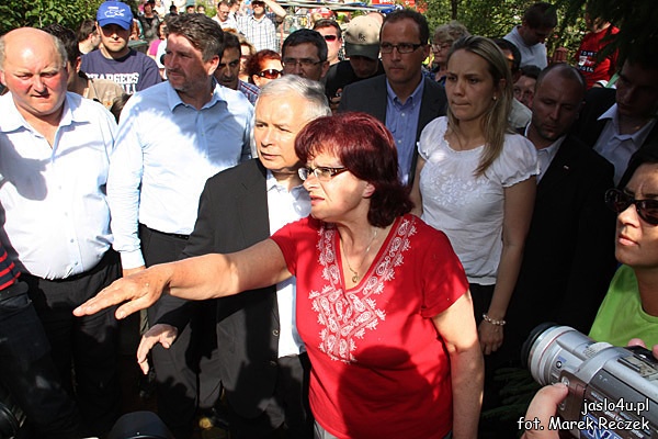 Jarosław Kaczyński z wizytą w Jaśle