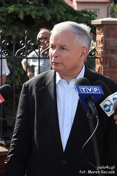 Jarosław Kaczyński z wizytą w Jaśle