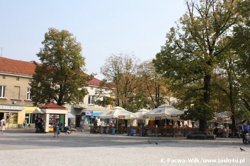 Jasielski Rynek bez drzew...