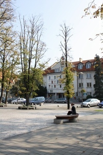 Jasielski Rynek bez drzew...
