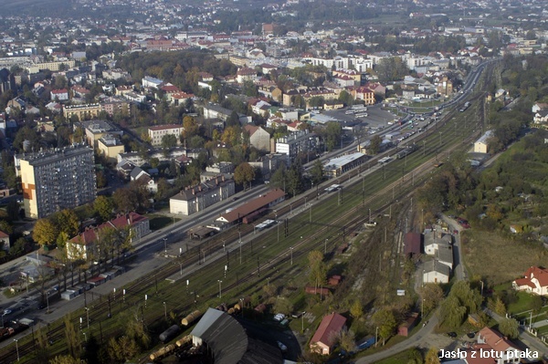 Jasło z lotu ptaka