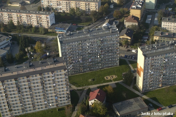 Jasło z lotu ptaka