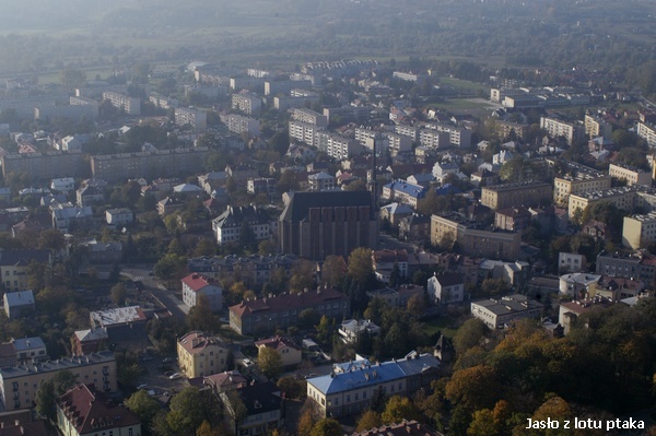 Jasło z lotu ptaka
