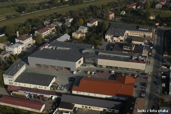 Jasło z lotu ptaka
