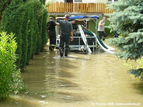 Jasło znowu pod wodą - 27-28.06.2009