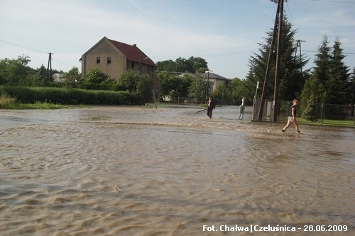 Jasło znowu pod wodą - 27-28.06.2009