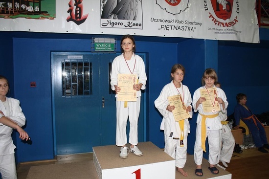 Judocy UKS ASW-Judo na turnieju w Jedliczu
