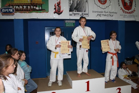 Judocy UKS ASW-Judo na turnieju w Jedliczu