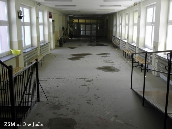 Likwidacja skutków powodzi w jasielskich szkołach