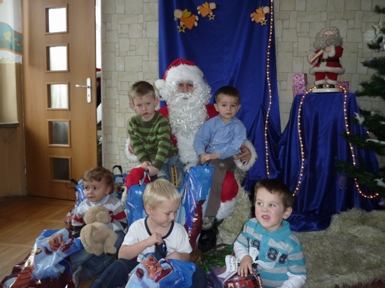 Mikołaj w Przedszkolu Miejskim nr 12 w Jaśle