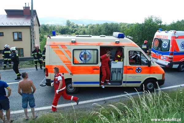 Niebezpieczny wypadek w Bukowej - 01.08.2009