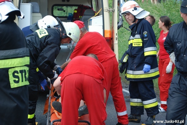 Niebezpieczny wypadek w Bukowej - 01.08.2009
