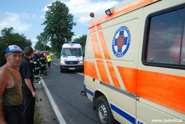Niebezpieczny wypadek w Bukowej - 01.08.2009