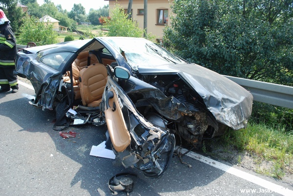 Niebezpieczny wypadek w Bukowej - 01.08.2009