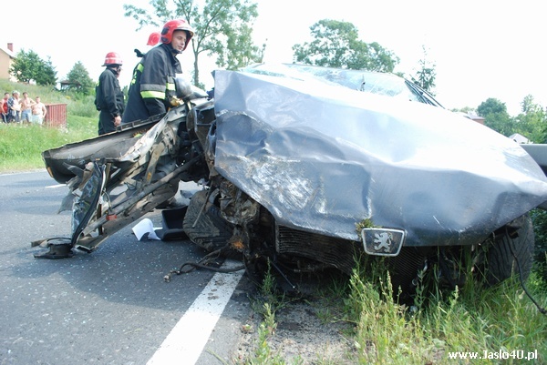 Niebezpieczny wypadek w Bukowej - 01.08.2009