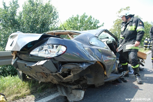 Niebezpieczny wypadek w Bukowej - 01.08.2009