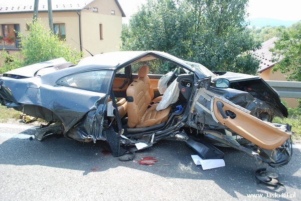 Niebezpieczny wypadek w Bukowej - 01.08.2009