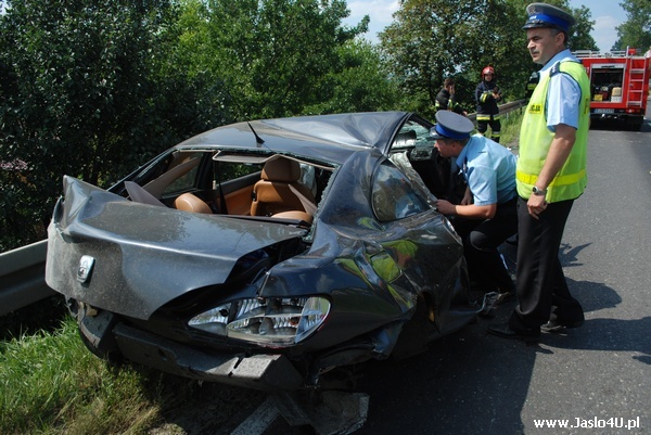 Niebezpieczny wypadek w Bukowej - 01.08.2009