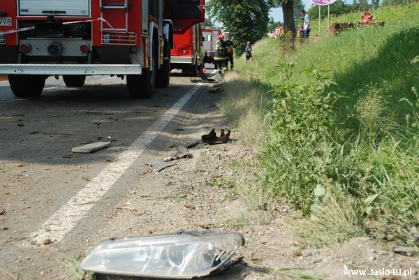 Niebezpieczny wypadek w Bukowej - 01.08.2009