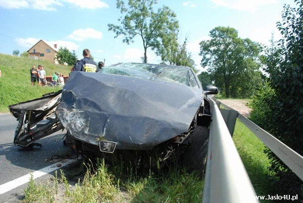 Niebezpieczny wypadek w Bukowej - 01.08.2009