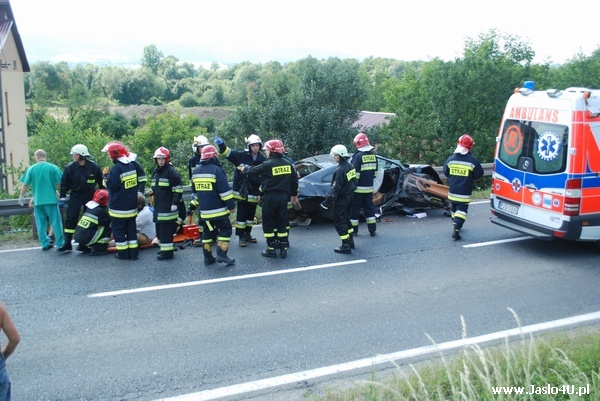 Niebezpieczny wypadek w Bukowej - 01.08.2009