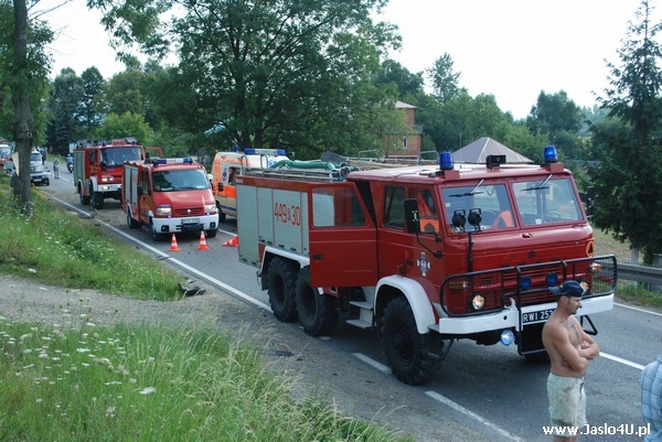 Niebezpieczny wypadek w Bukowej - 01.08.2009