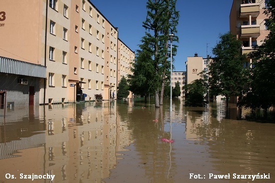 Os. Szajnochy po powodzi - Fot. P. Szarzyński