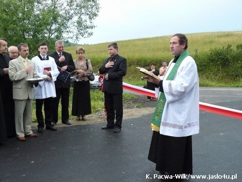 Otwarcie drogi w Gliniku Nowym - 25.06.2009
