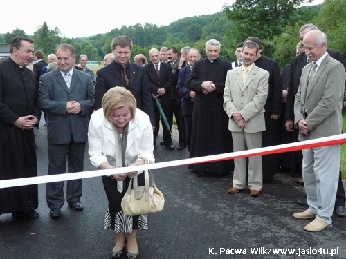 Otwarcie drogi w Gliniku Nowym - 25.06.2009