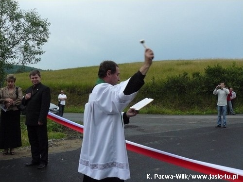 Otwarcie drogi w Gliniku Nowym - 25.06.2009