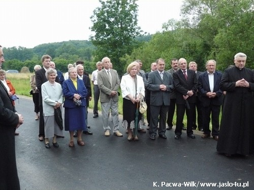 Otwarcie drogi w Gliniku Nowym - 25.06.2009