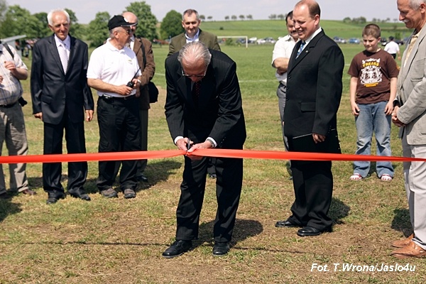 Otwarcie lądowiska w Czeluśnicy