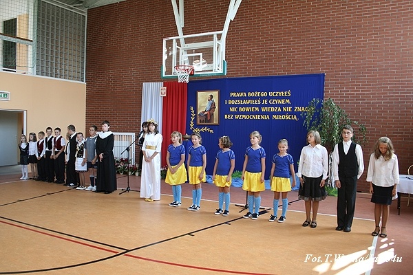 Otwarcie sali gimnastycznej w Samoklęskach