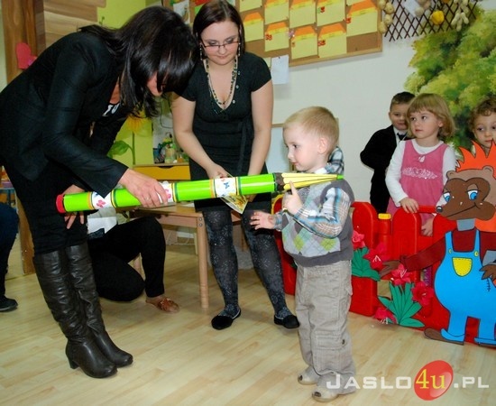 Pasowanie na przedszkolaka w Bajkowym Przedszkolu w Jaśle fot. Ilona Czarnecka