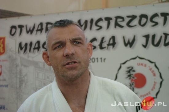 Paweł Nastula trenował w Jaśle - fot. Marek Dybaś