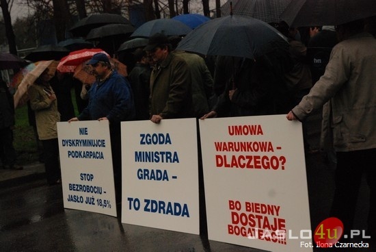 Pikieta pracowników Gamratu
