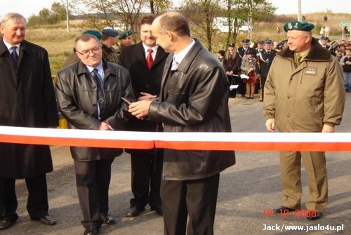 Poświęcenie mostu w Pagórku