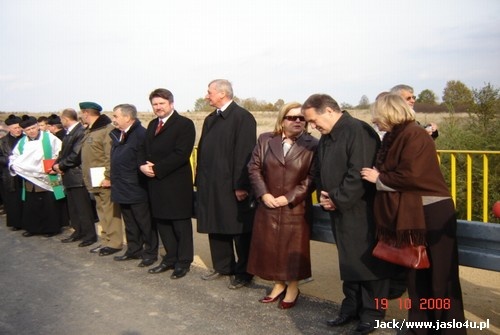 Poświęcenie mostu w Pagórku