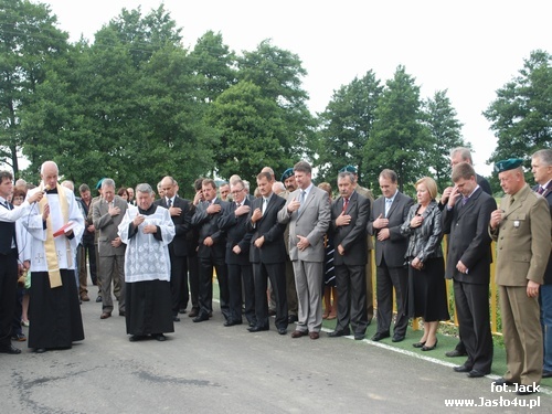 Poświęcenie mostu w Pielgrzymce