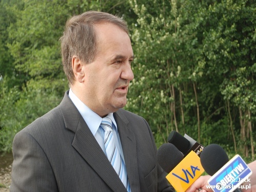 Poświęcenie mostu w Pielgrzymce