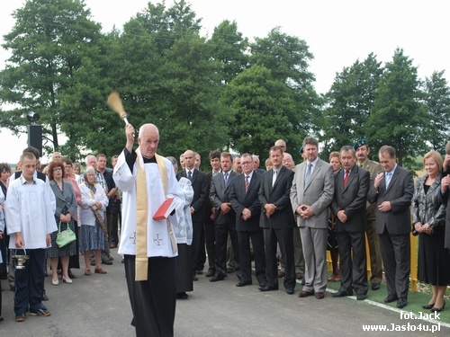 Poświęcenie mostu w Pielgrzymce