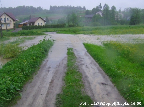 Powódź i podtopienia - 16.05.2010