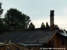 Pożar domu w Łysej Górze - 25.06.2009