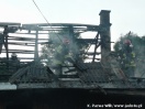 Pożar domu w Łysej Górze - 25.06.2009