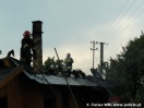 Pożar domu w Łysej Górze - 25.06.2009